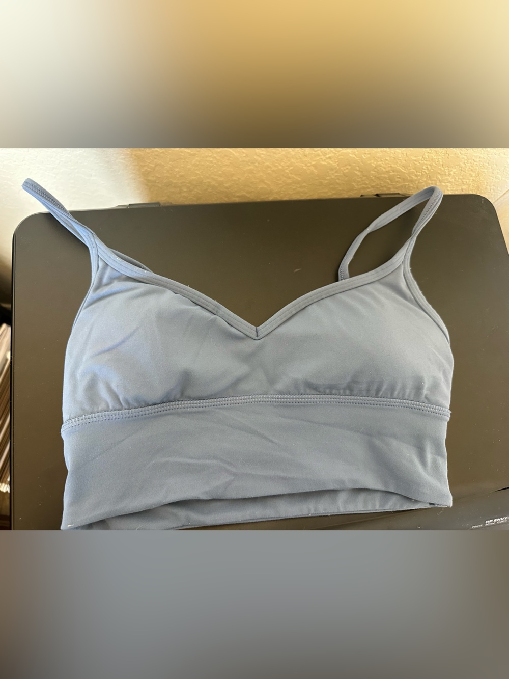 Lululemon Women's Soft V-Neck Bralette - Dusty Blue